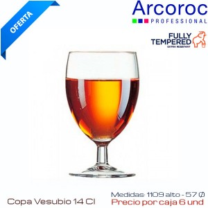 Copa Vino Vesubio 14 Cl (Caja 6 und) (Valencia)