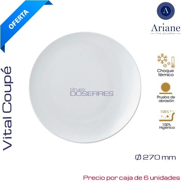 Plato llano 27 Vital Coupé