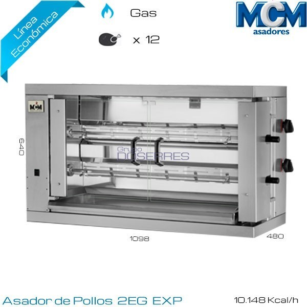 Asador pollos MCM