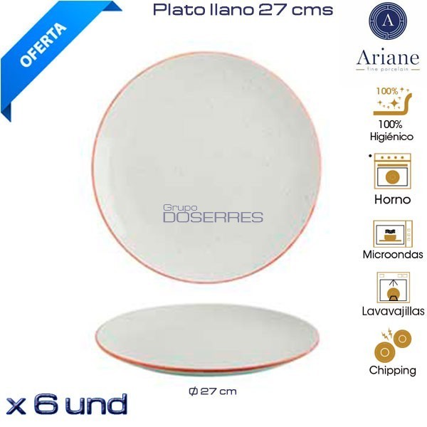 Plato Llano 27Ø Terra Arena