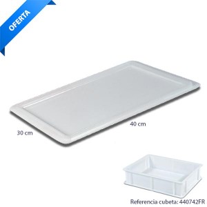 Tapa para cubeta euronorma 40x30