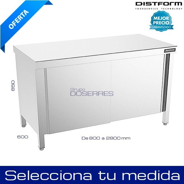 Mesa Trabajo puertas correderas