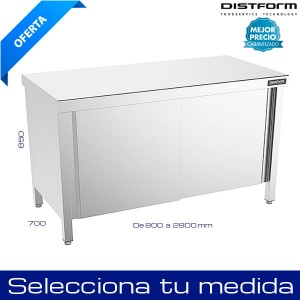 Mesa puertas correderas Fondo 700