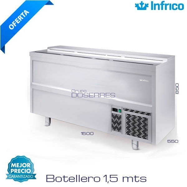 Botellero 1,5 mts Infrico