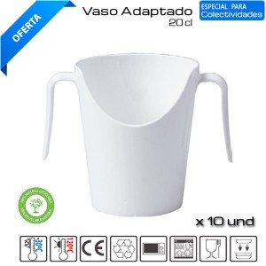 Vaso adaptado 20 cl (Paq 12...