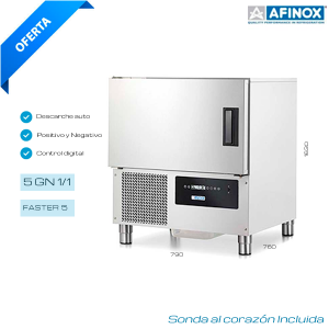 Abatidor de temperatura Faster 5