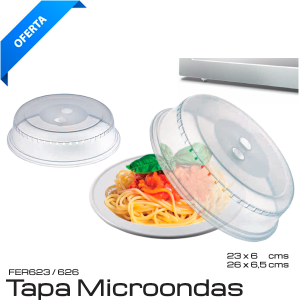 Tapa para microondas