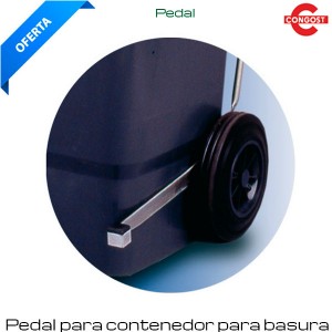Pedal para contenedor de...