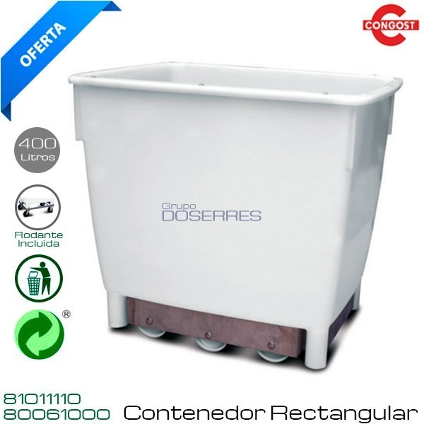 Contenedor Alimentación 400 Litros