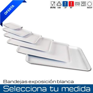 Bandejas para exposición