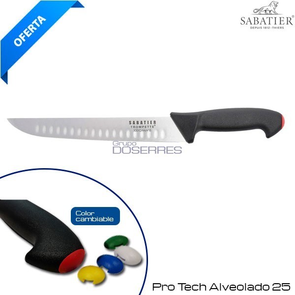 Cuchillo Carnicero 25 cms Alveolos