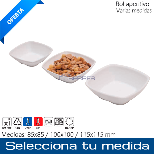Bol aperitivo Blanco