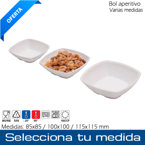 Bol aperitivo Blanco