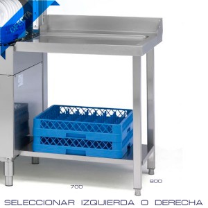 Mesa Salida lavavajillas Cúpula