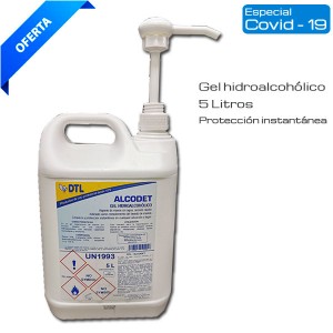 Gel Hidroalcohólico 5 lts +...
