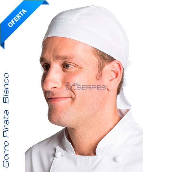 Gorro Pirata blanco Cocina