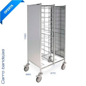 Carro transporte bandejas...