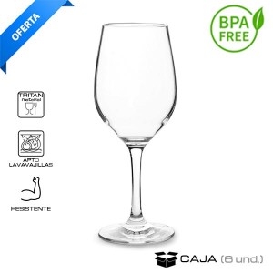 Copa vino blanco Tritán...