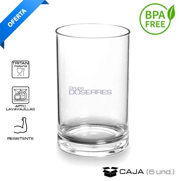 Vaso para niños Tritán (Caja 6 und.)