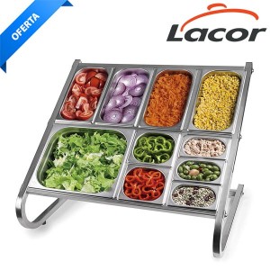 Soporte doble para cubetas Gastronorm