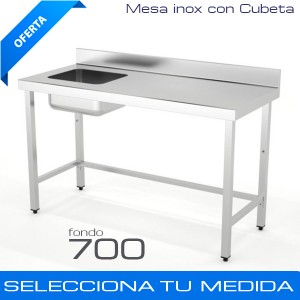 Mesa Mural con cubeta Fondo...