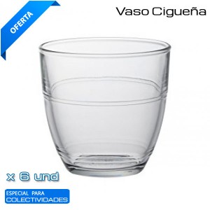Vaso Cigüeña Vidrio (6 und)...