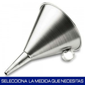 Embudo inox