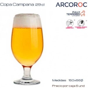 Copa Campana 29 cl (Caja 6...