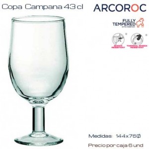 Copa Campana 44cl (Caja 6...