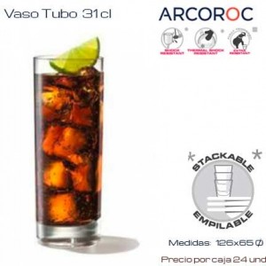 Vaso tubo tensionado (Caja...