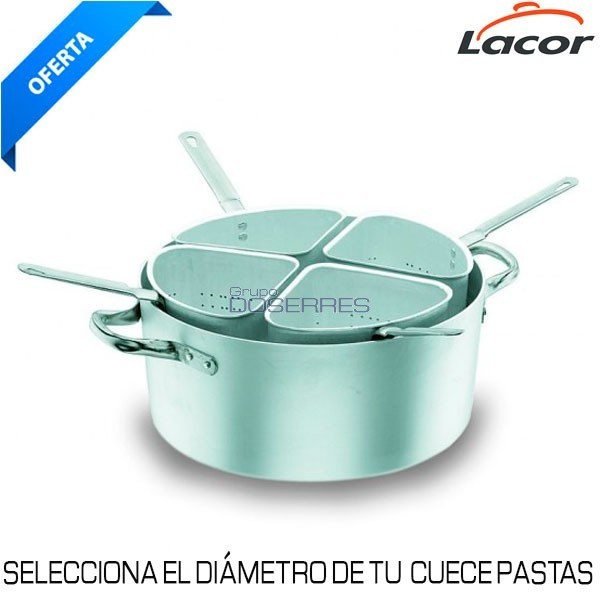 Cuece pastas Chef Aluminio