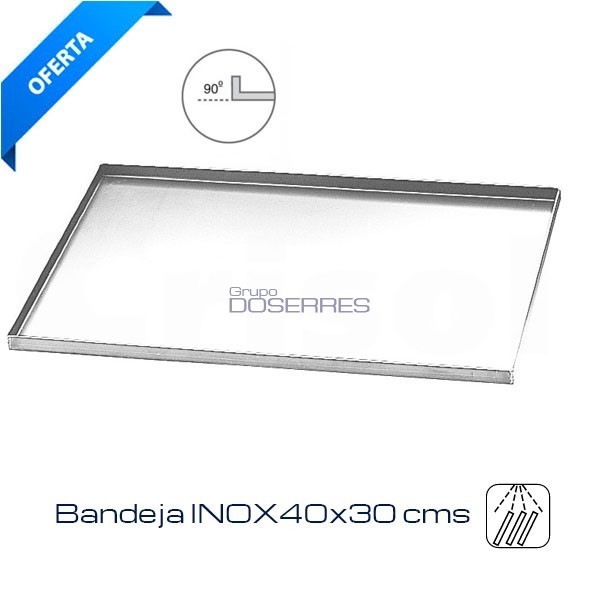 Bandeja escuadra inox