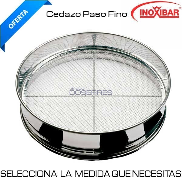 Cedazo con malla FINA