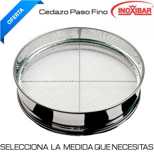 Cedazo con malla FINA